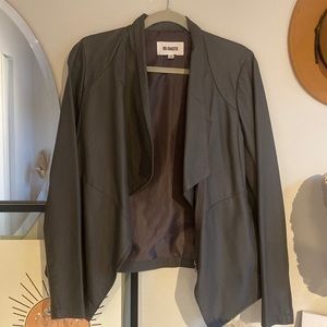 BB Dakota Gray Leather Jacket